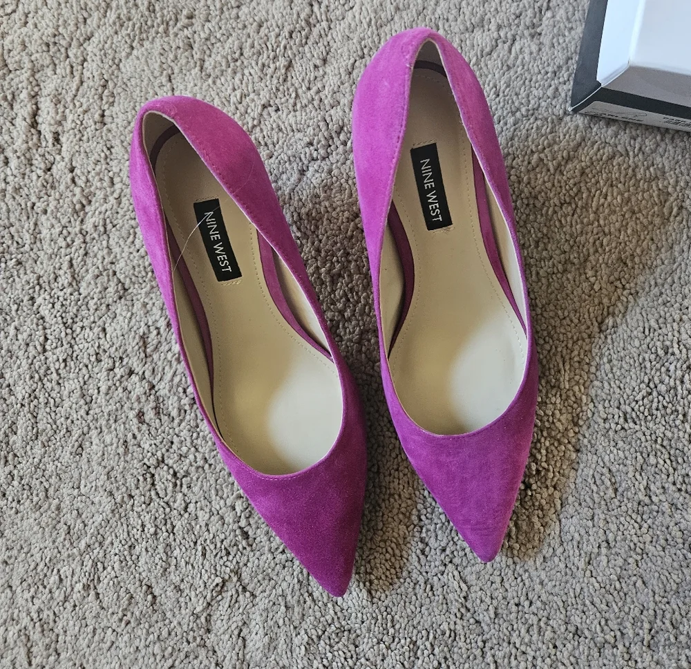Like NEW ☆ Nine West Heels/Shoes, Size 6, CUTE! - Picture 2 of 5